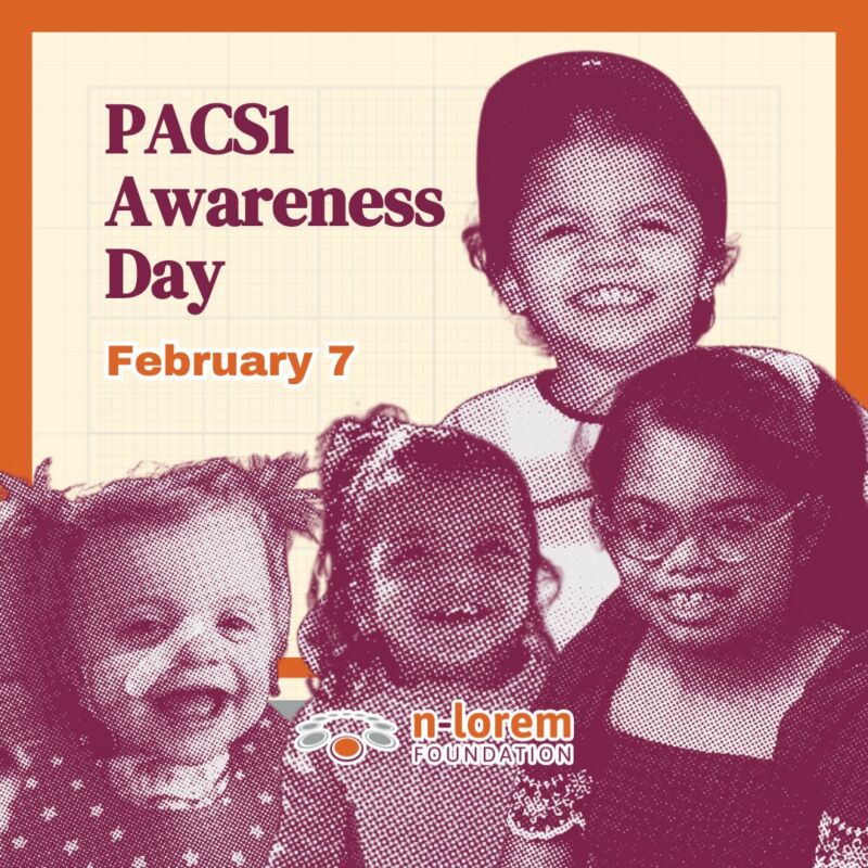 Image for the Tweet beginning: PACS1 Awareness Day is observed